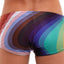 Skull and Bones Rainbow Heather Swim Trunk
