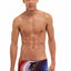 Skull and Bones Rainbow Heather Swim Trunk
