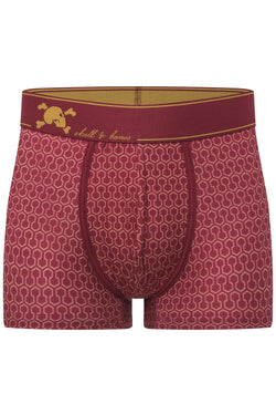 Skull and Bones Red Geo Print Trunk thumbnail 1