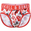 Skull and Bones Red Love Bites Brief