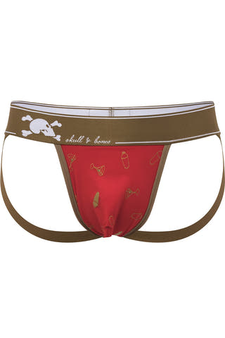 Skull and Bones Red Martini Jock