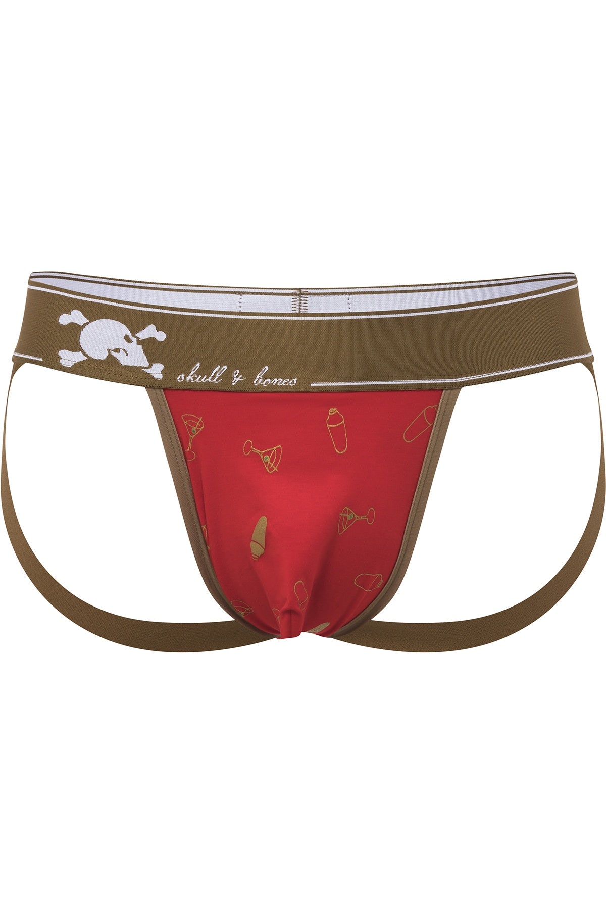 Skull and Bones Red Martini Jock