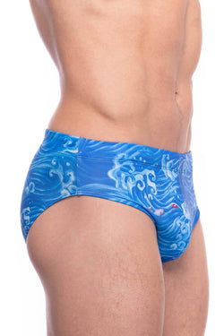 Skull and Bones Waves Swim Brief thumbnail 2