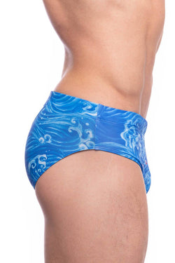 Skull and Bones Waves Swim Brief thumbnail 3