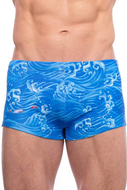 Skull and Bones Waves Swim Trunk thumbnail 1