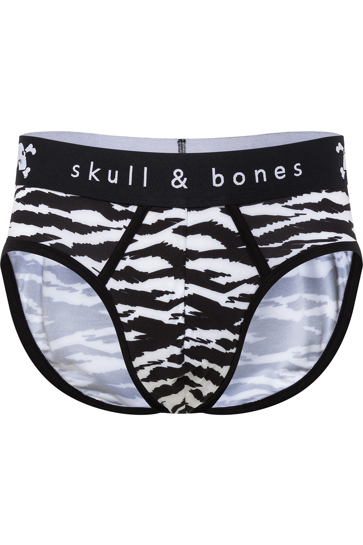 Skull and Bones White Tiger Sexy Brief