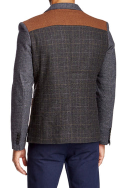 Smash Black Checkered/Houndstooth Retro Blazer thumbnail 4