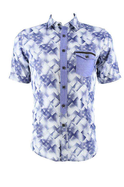Smash Blue Wild Button-Up thumbnail 1