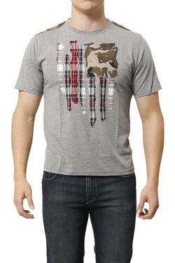 Smash Grey RIP Plaid Flag w/ Camo Tee thumbnail 1