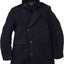 Smash Navy Notch Collar Coat