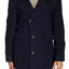 Smash Navy Notch Collar Coat