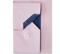 Society Of Threads Slim-fit Non-iron Stretch Solid Dress Shirt Ballet thumbnail 2
