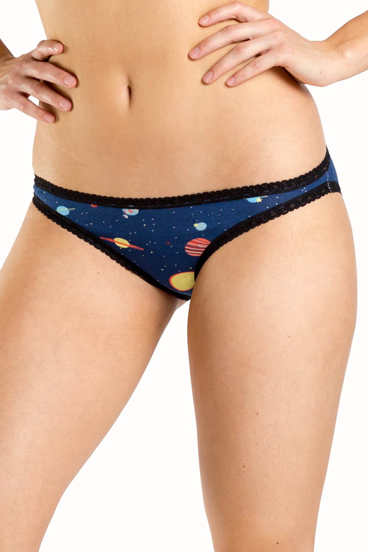 Sock It To Me Planets Low-Rise Bikini Brief