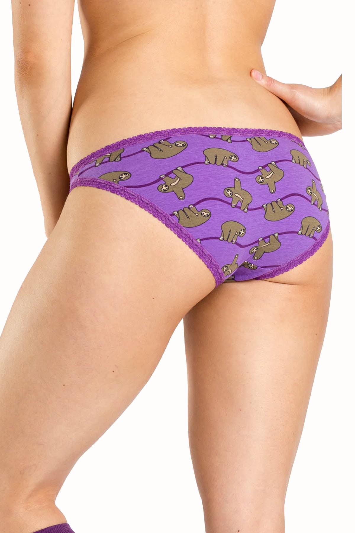 Sock It To Me Sloth Low-Rise Bikini Brief