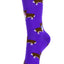 Sofra Purple Dapper Corgi Crew Socks