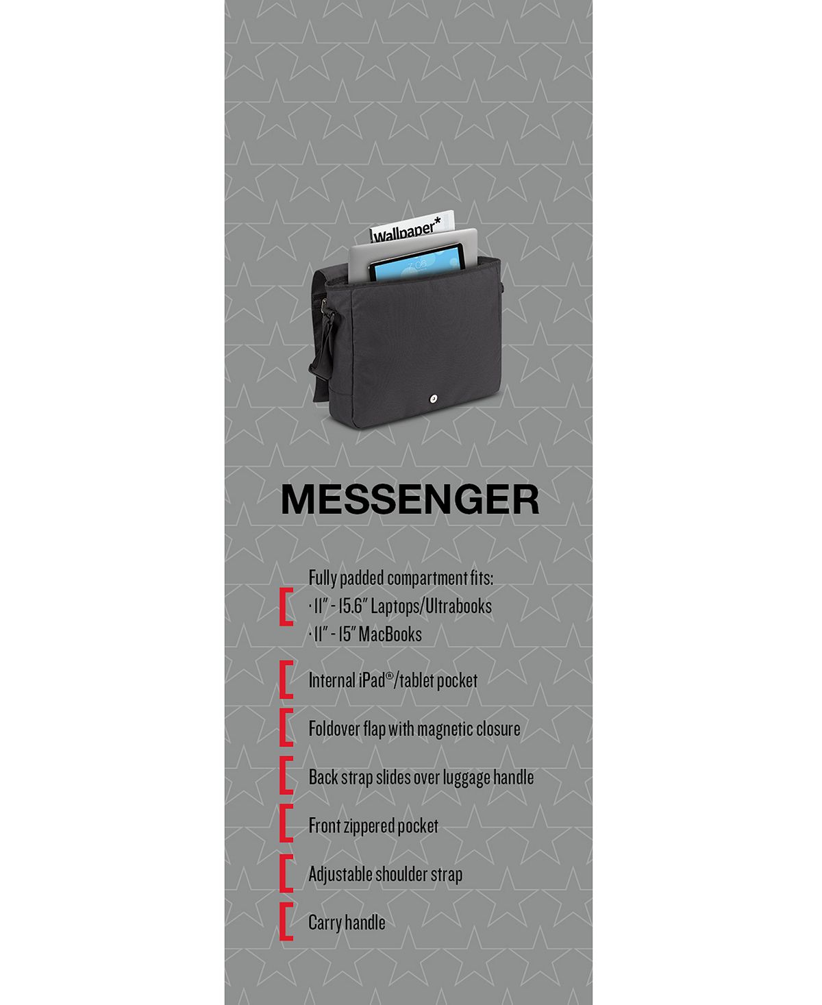 Solo Blankslate By Blankslate Messenger Bag Black