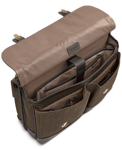 Solo Bradford 15.6" Flapover Laptop Briefcase Espresso/olive thumbnail 4