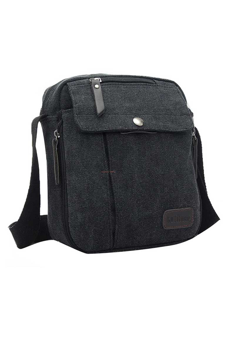 Something Strong Black Canvas Bag