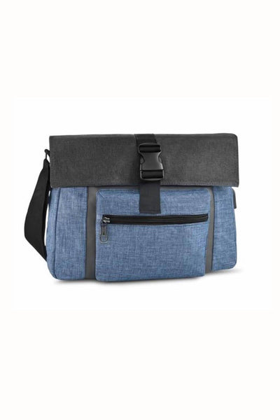 Something Strong Blue Charging Messenger Bag with Battery