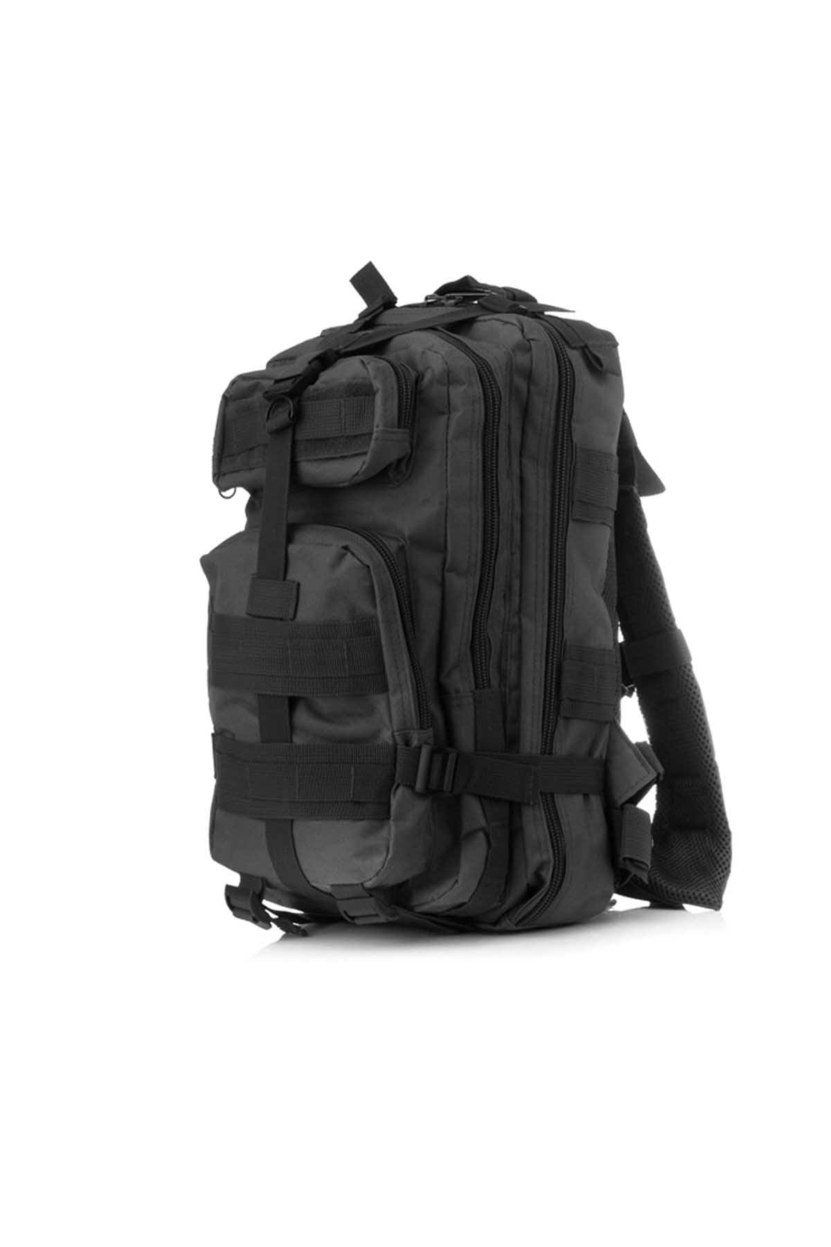 Something Strong Charcoal Military-Style Mid-Size Backpack