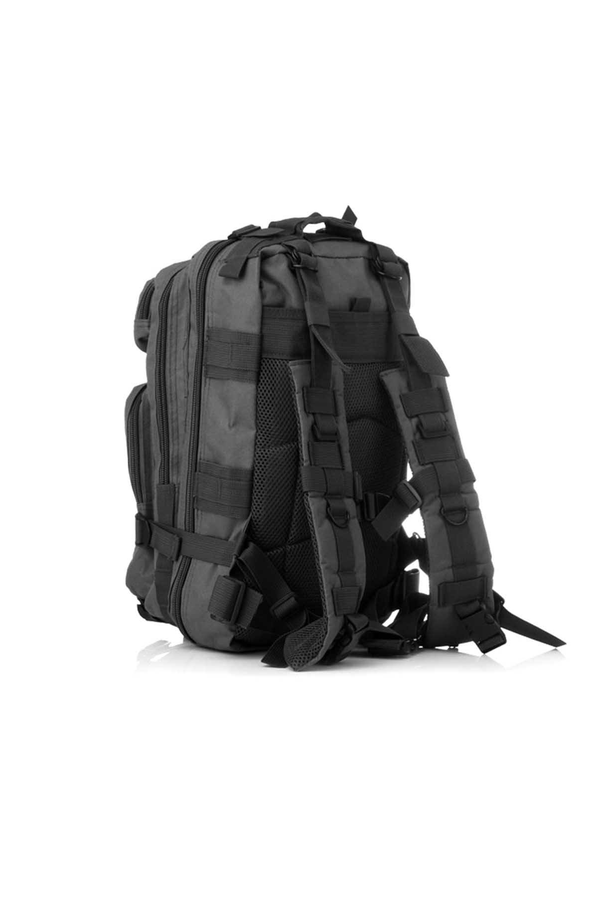 Something Strong Charcoal Military-Style Mid-Size Backpack