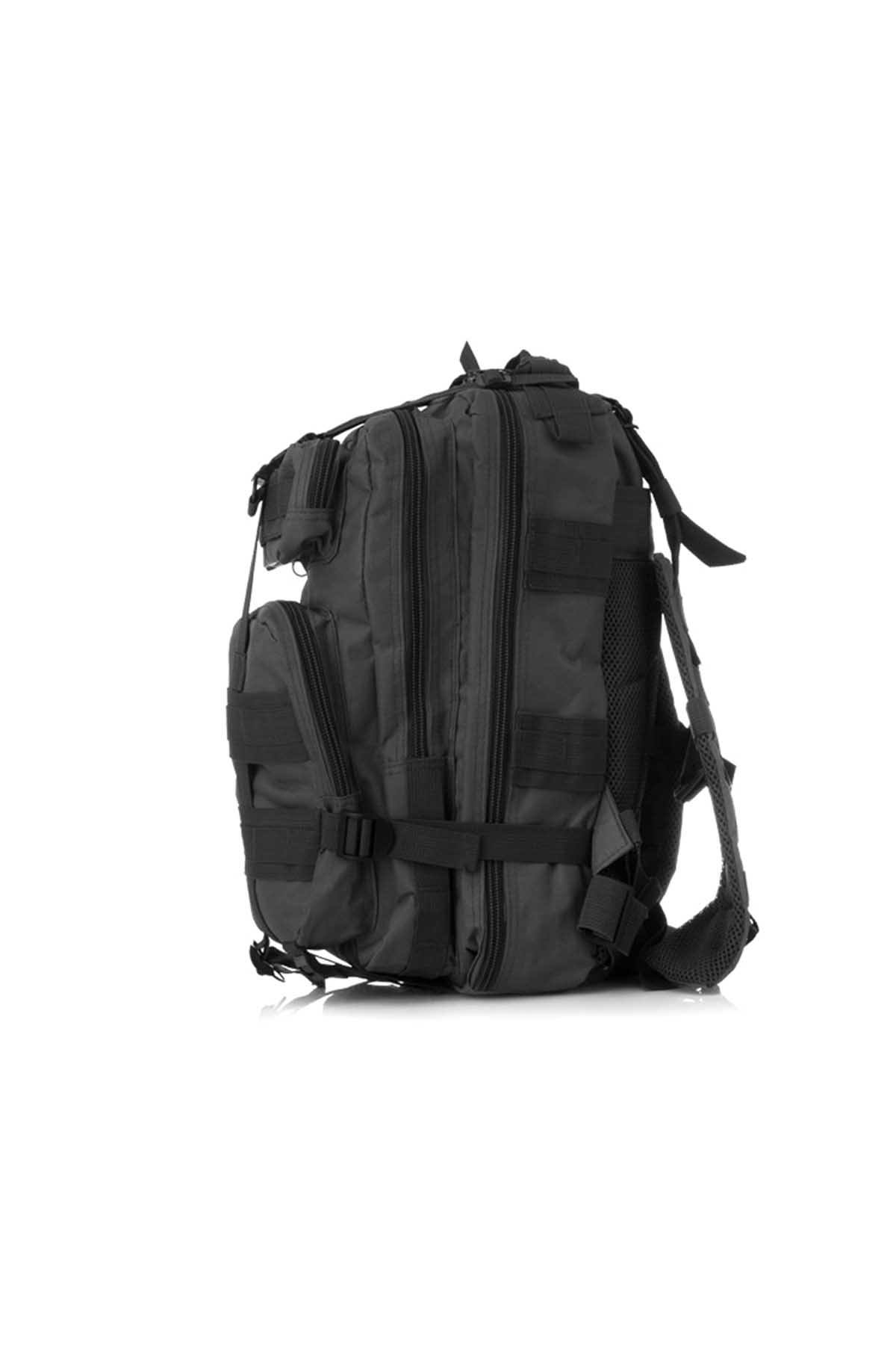 Something Strong Charcoal Military-Style Mid-Size Backpack