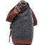 Something Strong Dark-Grey Something-Wooly Messenger Bag