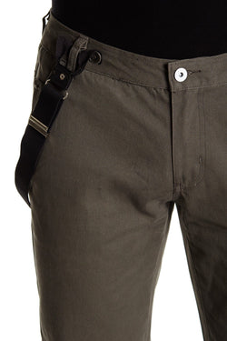Something Strong Dark Grey Suspender Skinny Pant thumbnail 2