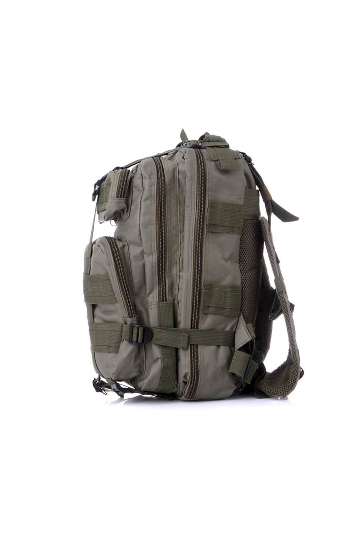 Something Strong Green Military-Style Mid-Size Backpack