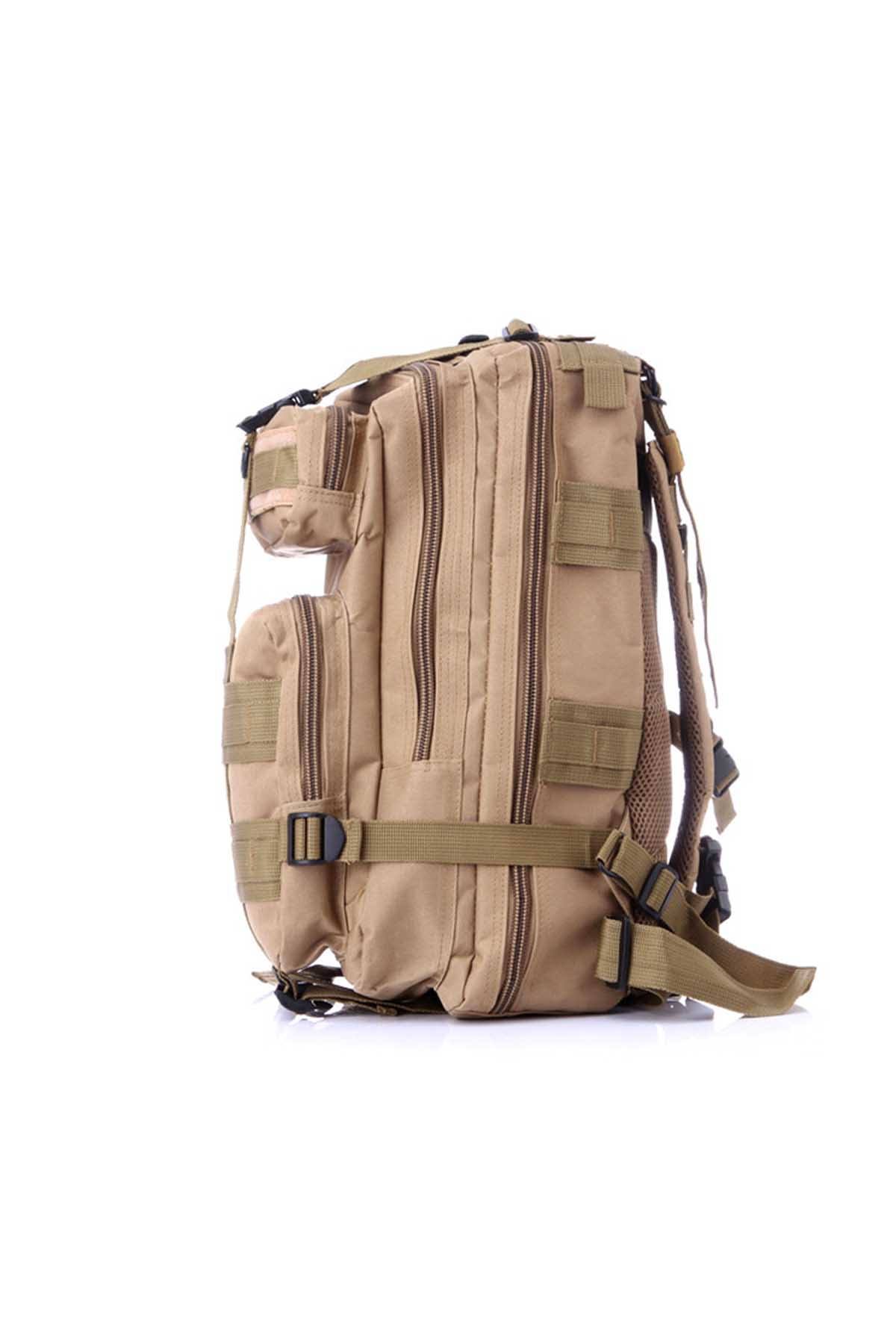 Something Strong Khaki Military-Style Mid-Size Backpack