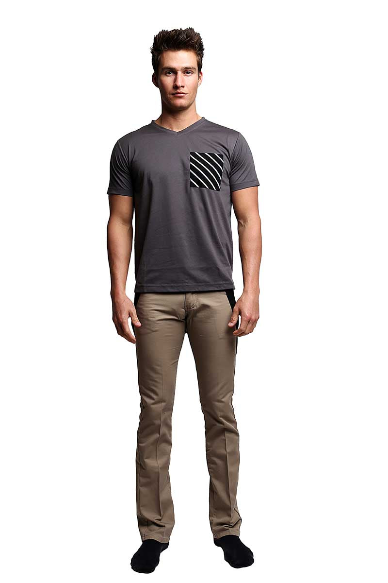 Something Strong Solid Grey Something Poisonous Pocket Tee