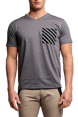 Something Strong Solid Grey Something Poisonous Pocket Tee thumbnail 1