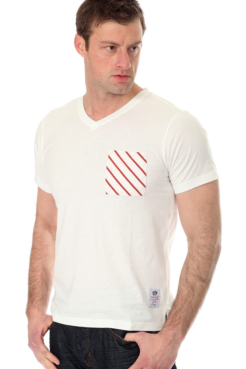 Something Strong White Something Viscious Pocket Tee