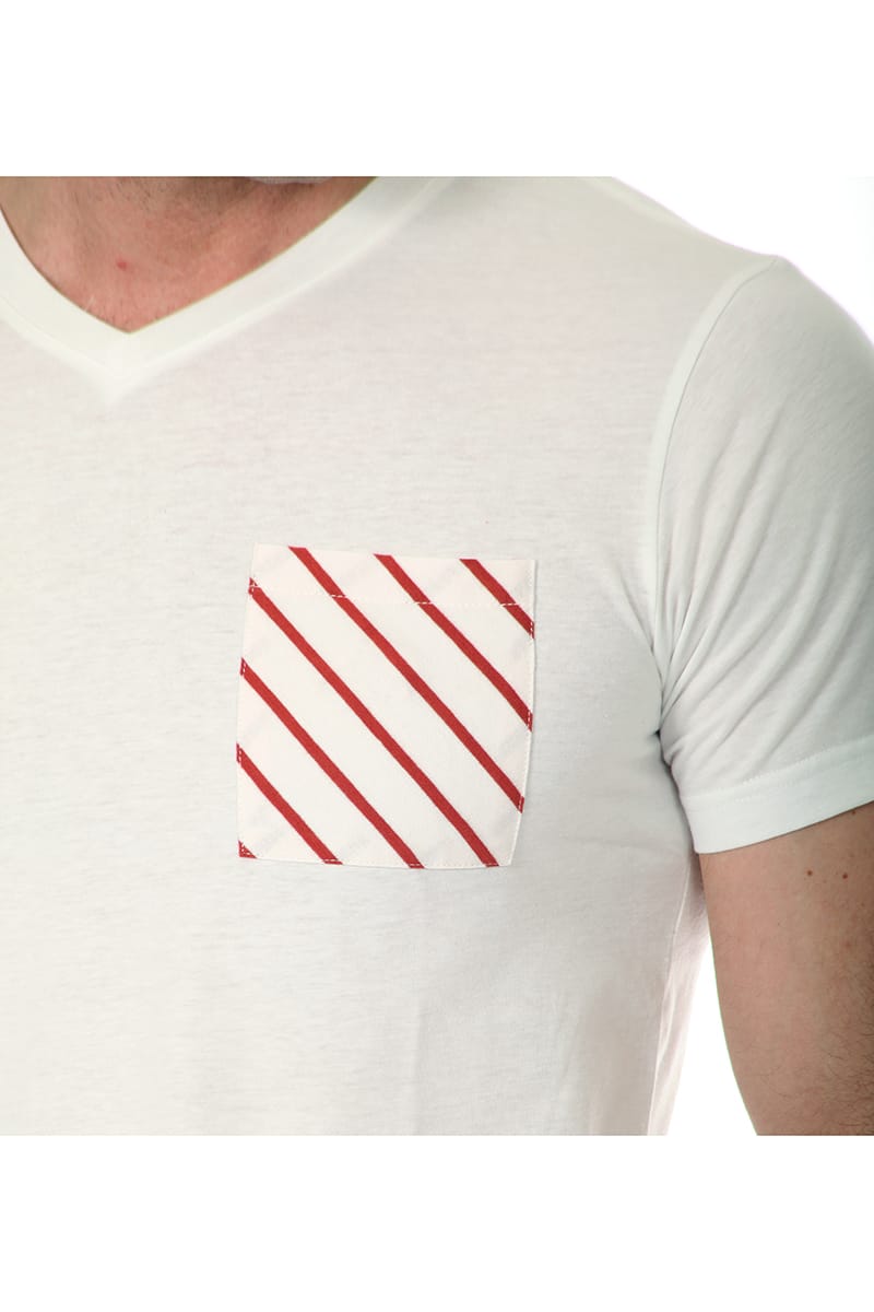 Something Strong White Something Viscious Pocket Tee