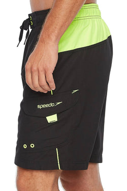 Speedo Black 20” Marina Sport Volley Swim Trunk thumbnail 1