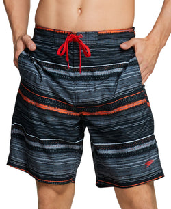 Speedo Border Line Performance 20" E-boardshorts Black/Grey thumbnail 1