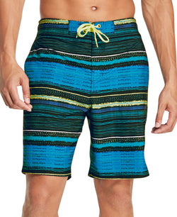 Speedo Border Line Performance 20" E-boardshorts Blue/Green thumbnail 1