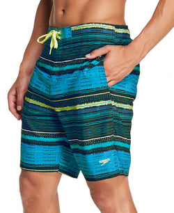 Speedo Border Line Performance 20" E-boardshorts Blue/Green thumbnail 3