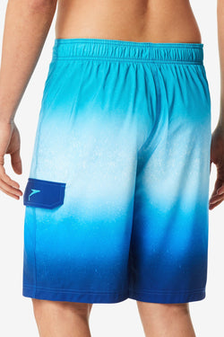 Speedo Classic-Blue Spray Blend Ombre Boardshort thumbnail 2