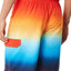 Speedo Electric-Orange Ombre Spray-Blend Board 9" Swim Trunk