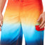 Speedo Electric-Orange Ombre Spray-Blend Board 9" Swim Trunk