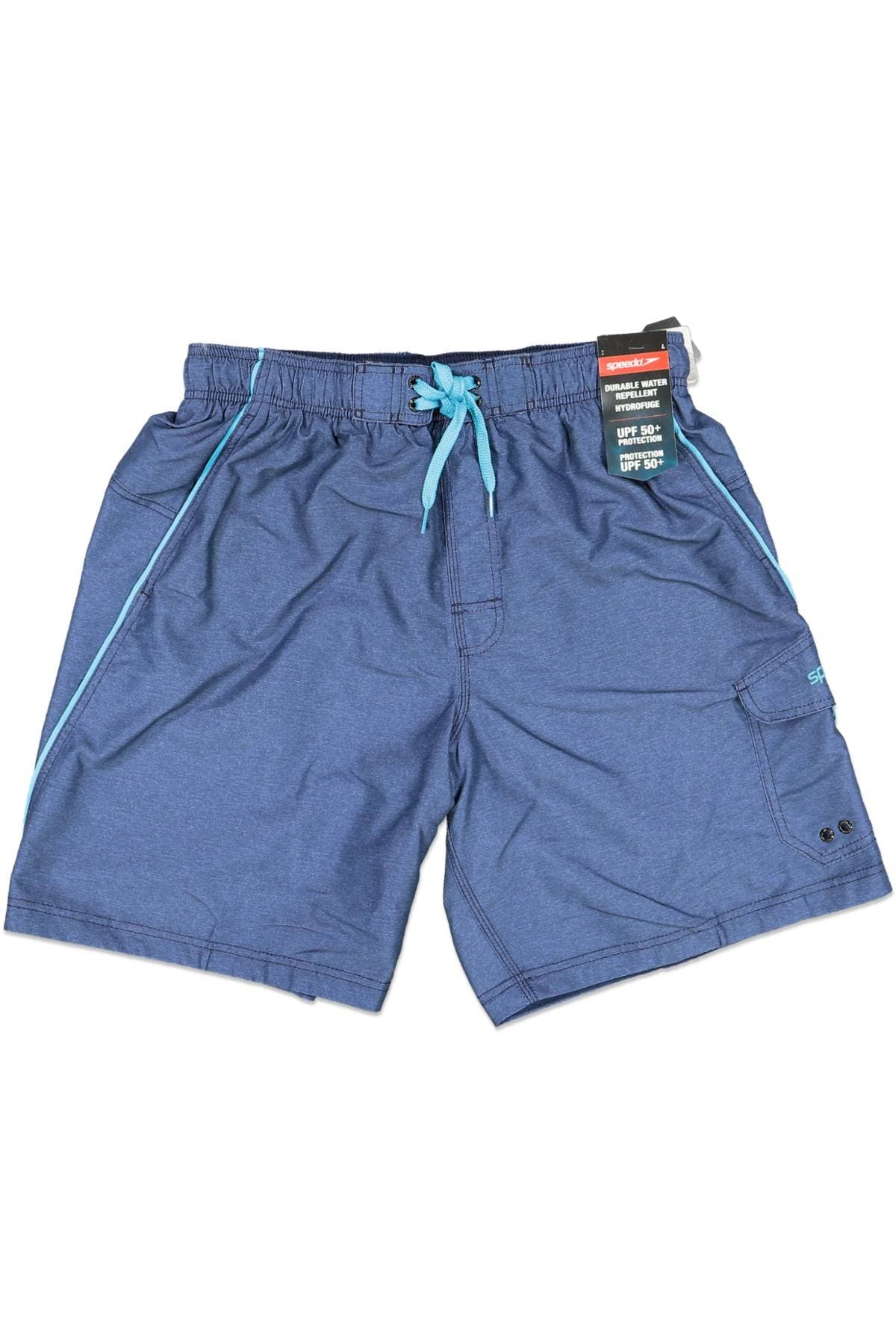 Speedo Performance Marina 9'' Swim Trunks Heather Blue