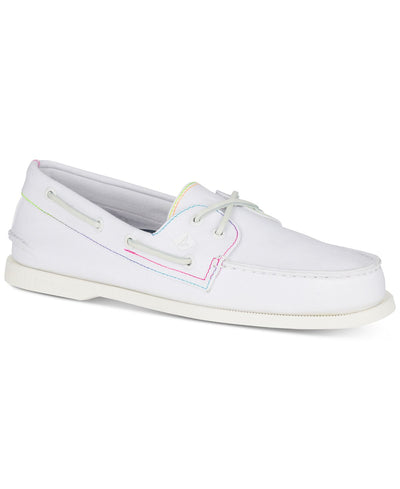 Sperry A/o 2-eye Pride Boat Shoes White