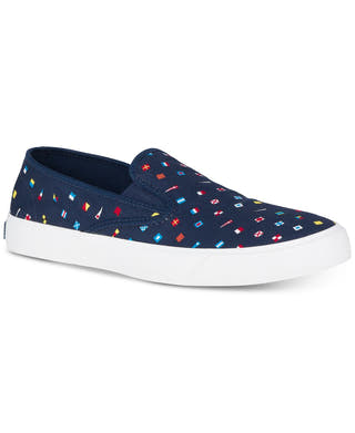 Sperry Captain Slip-on Printed Sneakers Navy