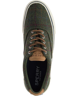 Sperry Striper Ii Cvo Wool Plaid Sneakers Olive Plaid thumbnail 3