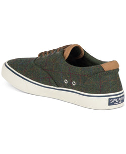 Sperry Striper Ii Cvo Wool Plaid Sneakers Olive Plaid thumbnail 4