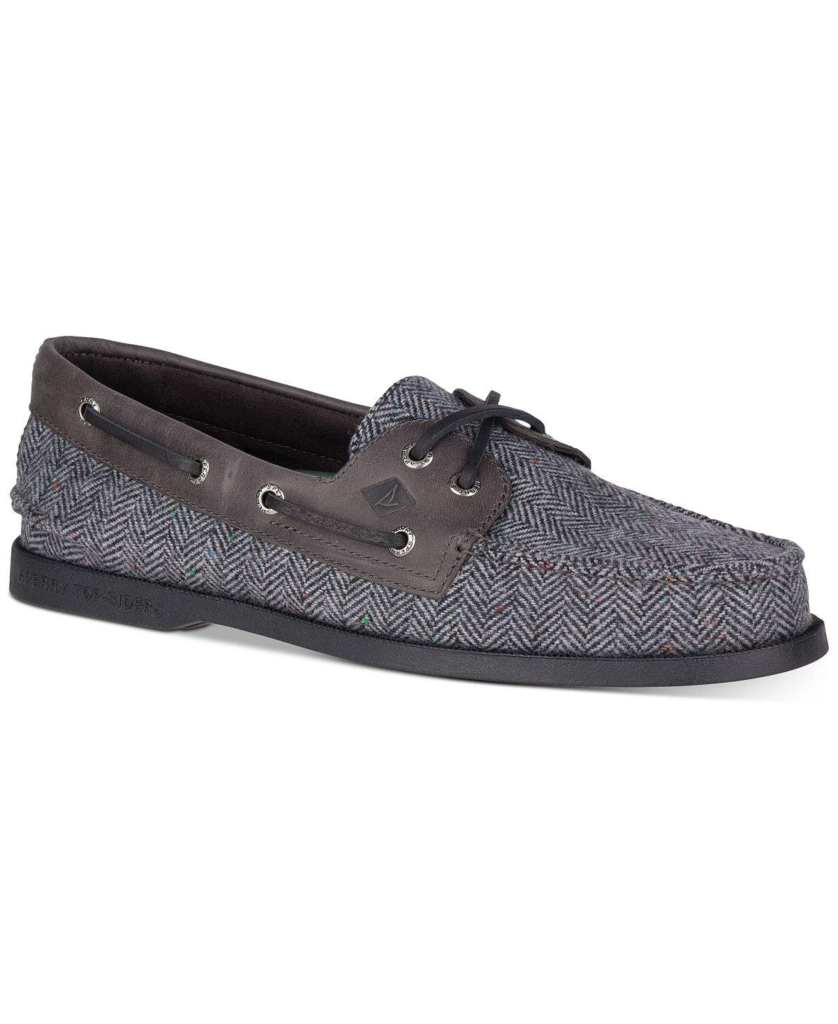 Sperry Wool 2-eye Tailored Boat Shoe Grey