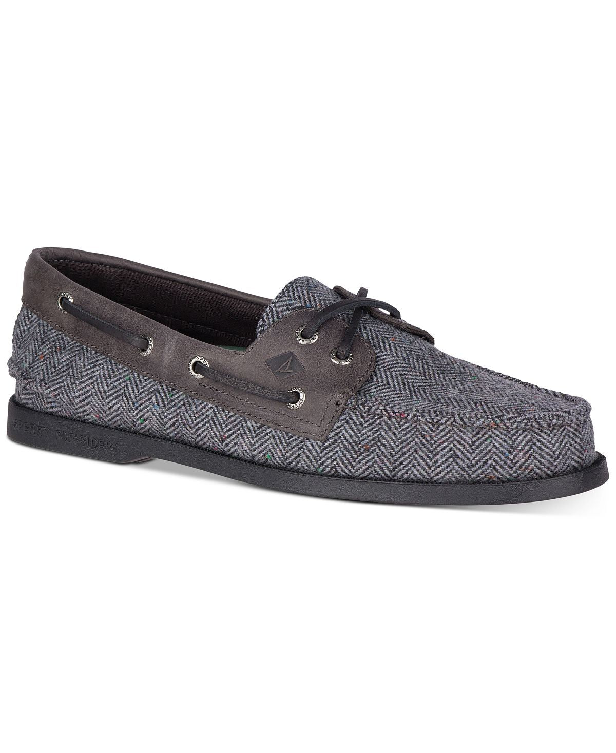 Sperry Wool 2-eye Tailored Boat Shoe Grey