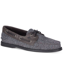 Sperry Wool 2-eye Tailored Boat Shoe Grey thumbnail 1
