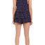 Splendid Intimates Navy Star-Print Ruffle Tank
